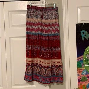 BoHo maxi skirt